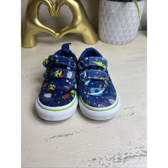VANS WARD V SPACED OUT Tennis Shoes boys, size (TODDLER) 5 Aliens Space - Picture 2 of 10